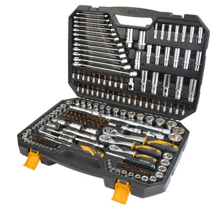 TOLSEN TOOLS SET NASADNIH KLJUČEVA 216-DELNI 15147-TOL – Broj delova: 216