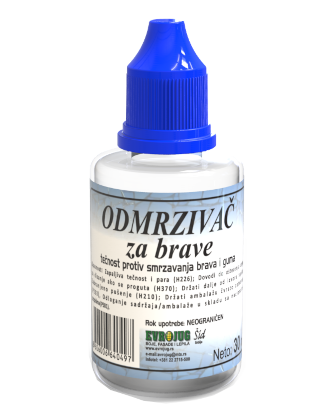 EVROJUG OMDRIZIVAČ ZA BRAVE 30ml, glic. GLD – Pakovanje 30 ml