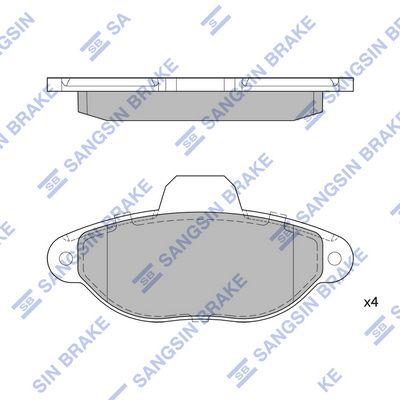 Hi-Q DISK PLOČICE PREDNJE SP1807A – Kočioni sistem BENDIX