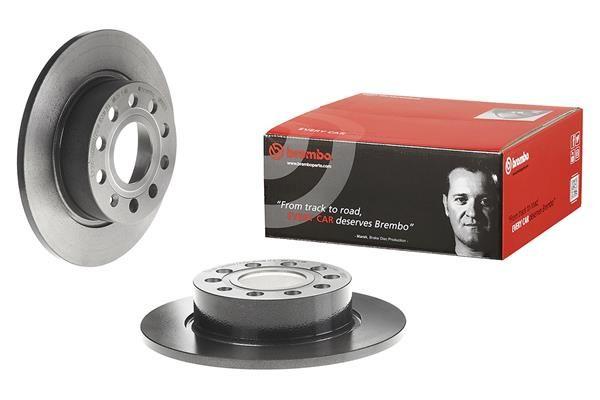 BREMBO DISK ZADNJI VW/AUDI 255 /10mm 08.9502.11 – Debljina kočionog diska 10 mm