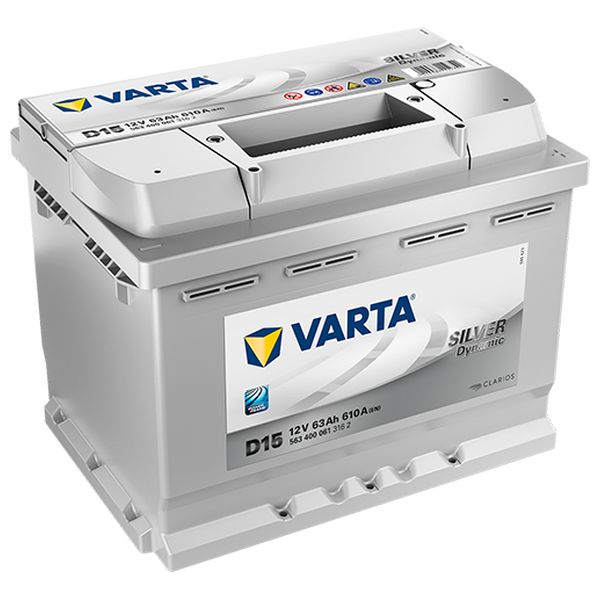 VARTA AKUMUL. 12V 63AH D+ VARTA SILVER VA63AHD+ – Struja hladnog starta 610 A