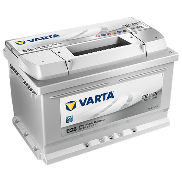 VARTA AKUMUL. 12V 74AH D+ VARTA SILVER VA74AHD+ – Dimenzije Širina 175 Dužina 278 Visina 175 mm