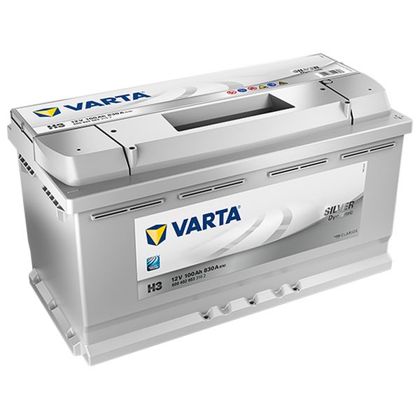 VARTA AKUMUL. 12V 100AH D+ VARTA SILVER VA100AHD+ – Struja hladnog starta 830 A