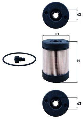MAHLE FILTER ADBLUE UX2D – Ø 66 mm