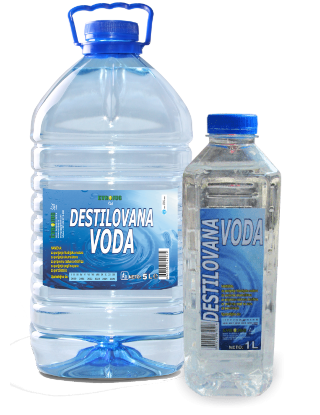 EVROJUG DESTILOVANA VODA 5L KP005 – Pakovanje 5 l