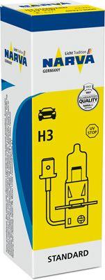 NARVA SIJALICA 12V H3 55W 483213000-NAR – Nominalna snaga 55 W