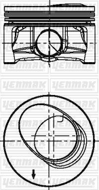 YENMAK KLIP VW /AUDI 1.2 TSi /TFSi 31-03959-000 – Unutr. prečnik cilindra 71,01 mm YENMAK KLIP VW /AUDI 1.2 TSi /TFSi 31-03959-000 – Unutr. prečnik cilindra 71,01 mm
