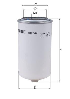 MAHLE FILTER GORIVA SEPARATOR KC544 – Dimenzija navoja M20x1,5