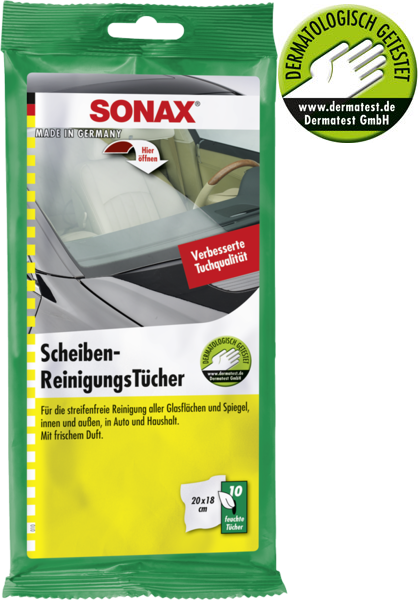 SONAX SONAX MARAMICE ZA STAKLO S415000 – Dimenzije maramice: 20x18 cm