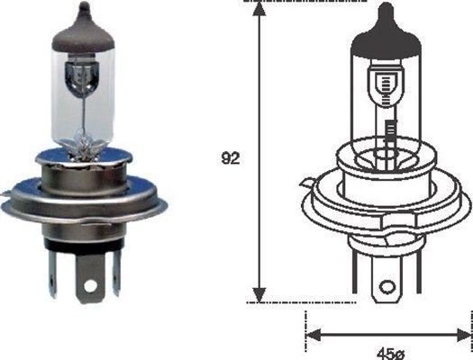 MAGNETI MARELLI SIJALICA MARELLI 12V H4 60/55W P43t-38 002555100000 – Nominalna snaga 60/55 W